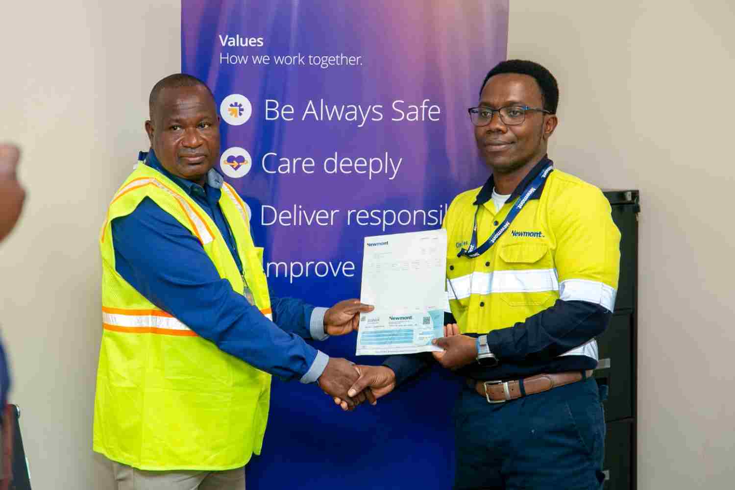 Newmont Ahafo North Supports STU with US$40,000 for GHATUSA 2027 Games and Sports Infrastructure Development